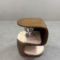 Table d'appoint en fibre de verre pour animaux de compagnie, table d'appoint moderne minimaliste pour salon, table basse multifonctionnelle pour chat