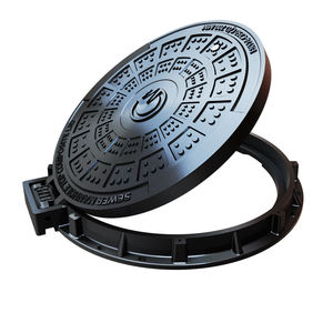 Penutup Lubang Pembuangan Komposit C/O 700mm Berengsel SMC (C250) Bersertifikasi CE Anti-Maling & Anti-Korosi Kapasitas Beban 25 Ton - Product Image 2