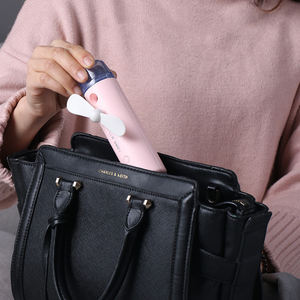 Mini-refroidisseur d'air humidificateur portable LT184 avec ventilateur brumisateur, pulvérisation d'eau, rechargeable par USB, portatif avec lumière LED - Product Image 6