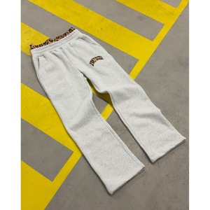 Pantalon de jogging en molleton tricoté pour homme, respirant, style Y2K Hip Hop, coupe ample avec logo - Product Image 1
