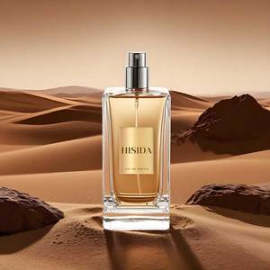 Bouteille de parfum en verre Offre Spéciale vide clair 30ml 50Ml 100ml bouteille de parfum carrée avec couvercle en polygone - Product Image 5