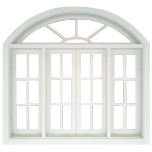 Thiết Kế Đơn Giản Cửa Sổ Trượt UPVC/<span class=keywords><strong>PVC</strong></span> Cửa Sổ Vòm Nửa Vòng Với Đỉnh Vòm - Product Image 3