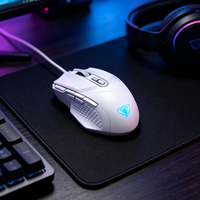 OEM Custom 8-Button Wired RGB Backlit Optical USB Gaming Mouse Ergonomic Design 8D Wired Gaming Mouse for Right Handed PC Laptop