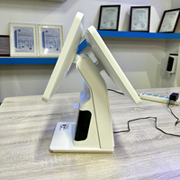 Ordinateur de bureau tout-en-un 15,6 pouces avec double écran tactile, imprimante, lecteur QR et lecteur de cartes pour kiosque de paiement en magasin de détail