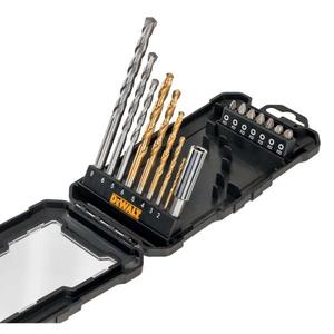 Ensemble de 16 embouts de perceuse et tournevis DeWalt avec tige hexagonale pour le bois, le métal et le plastique - Product Image 1