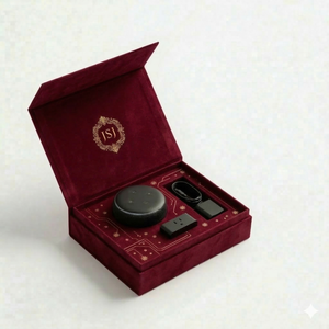 Cajas <span class=keywords><strong>de</strong></span> Papel Magnéticas <span class=keywords><strong>de</strong></span> Alta Gama con Forma <span class=keywords><strong>de</strong></span> Libro para Gafas Inteligentes y Auriculares <span class=keywords><strong>de</strong></span> Realidad Virtual, Almacenamiento <span class=keywords><strong>de</strong></span> Equipos <span class=keywords><strong>de</strong></span> Alta Tecnología - Product Image 1