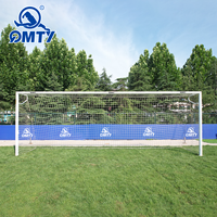 Vente chaude 11 VS 11 Poteaux de but de football en aluminium portables légers pour l'extérieur