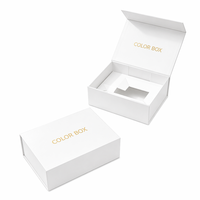 Boîte cadeau en carton magnétique de qualité supérieure personnalisable, adaptée aux produits de soin de la peau, aux parfums et aux vêtements, boîtes en papier