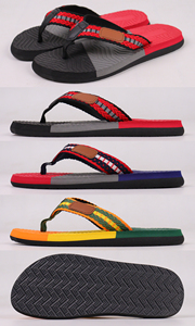 남성용 BreezeStep 야외 플립 플롭 샌들 해변 또는 겨울용 경량 미끄럼 방지 통기성 슬라이드 신발 - Product Image 4