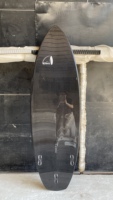 Planche de surf courte haute performance en carbone transparent