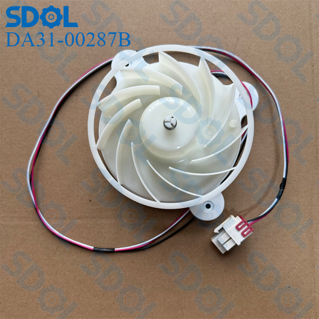 Original Genuine Parts DA31-00287B Refrigerator Evaporator Fan Motor DC12V 2.5W 1870RPM Fridge Evaporator Fan Motor for Samsung