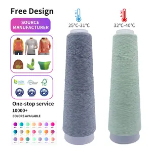 300D/1 100% Recycled Polyester Comfortable Durable Environmentally Christmas Friendly Creative Crafts Thermochromic Yarn
