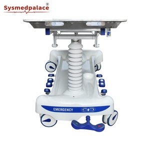 कोण टिल्टिंग फ़ंक्शन के साथ हाइड्रोलिक लिफ्ट ट्रक, मोर्चरी उठाने वाली ट्रॉली - Product Image 3