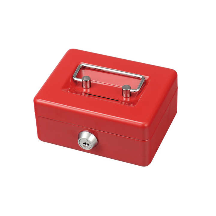 Security Red Metal Petty Cash Safe Box| Alibaba.com