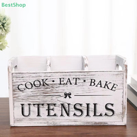 Porte-ustensiles de cuisine en métal noir mat extra large avec base en bois, tolérance de haute précision pour le rangement de la cuisine