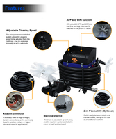 Robot Pembersih Saluran AC Listrik Baru dengan Kamera HD dan Vakum 3600W untuk Pembersihan Saluran Udara