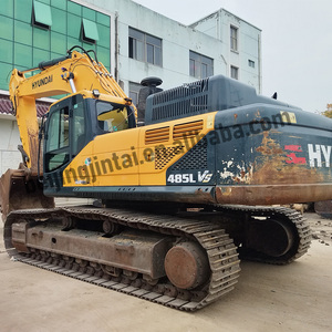 Excavatrice sur chenilles Hyundai 485L VS d'occasion, poids opérationnel 48T, bon état, modèle 2022, godet 2,05m, moteur, pompe, roulement - Product Image 2