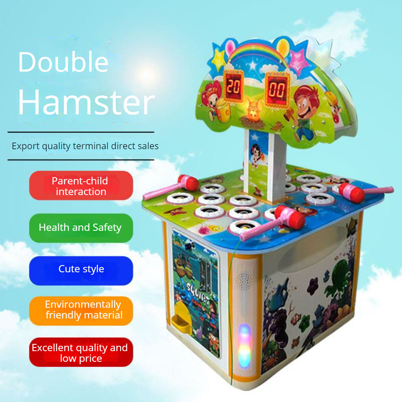 Máquina llamativa de la Rata Doble