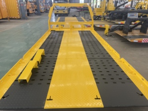 Nouveau modèle d'usine, Grue <span class=keywords><strong>de</strong></span> dépannage diesel manuelle à <span class=keywords><strong>plateau</strong></span> plat entièrement abattable, taille personnalisée, Marque SVP, Émission EURO 5 - Product Image 4