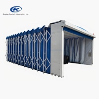 Station de préparation de peinture pour camions et conteneurs, équipement de peinture, cabine de pulvérisation rétractable/mobile/portable