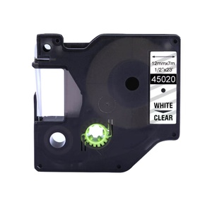 <span class=keywords><strong>Ruban</strong></span> <span class=keywords><strong>Dymo</strong></span> D1 12 mm compatible avec le papier d'impression 9 mm x 7 m, base blanche, lettres noires, <span class=keywords><strong>ruban</strong></span> adhésif 45013 - Product Image 5