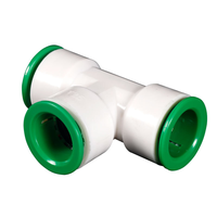 Raccords rapides PPR à emboîtement 20mm 25mm sans soudure pour tuyaux d'eau chaude et froide