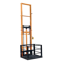 Monte-charge hydraulique robuste de 0,5 tonne pour entrepôt industriel, élévateur de marchandises pour la manutention des matériaux