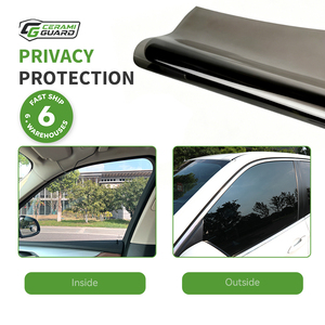 Pellicola Ceramica per Parabrezza Auto CeramiGuard X <span class=keywords><strong>ITO</strong></span> 80 ad Alta Trasmissione Luminosa (VLT) 79%, Riduzione Infrarossi (IRR) 86%, Protezione UV 99%, 1.52m x 30m per Progetti di Isolamento Termico Trasparente - Product Image 1