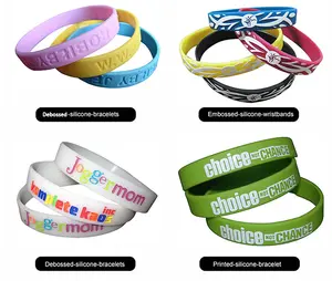 2023 Best Sells No Minimum Customized OEM Silicone Hand Band Wristband In Fast Deliver