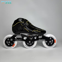 Patins à roulettes de vitesse SeeMore, prix de détail, 90/100/110 mm, chaussures de patinage de course, bottes en fibre de carbone, patins à roulettes de vitesse professionnels