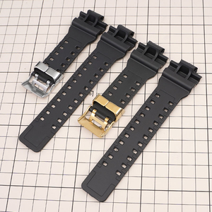 สายนาฬิกา PU สำหรับนาฬิกา <span class=keywords><strong>casio</strong></span> <span class=keywords><strong>GA</strong></span>-100/<span class=keywords><strong>400</strong></span>/GD120 พร้อมห่วงเหล็ก ขายตรงจากโรงงาน - Product Image 4