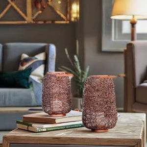 Candelabro de resina decorativo de Navidad directo de fábrica para decoración del hogar con tarro de vela y taza - Product Image 1