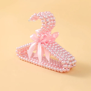 Wholesale 20CM Pearl <b>Pet</b> Clothes Hanger | Quality Style Solid White Dog Coat Display Rack - Product Image 5