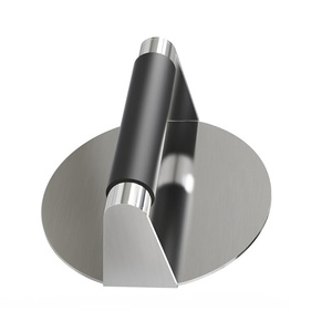 Presse à viande Burger en acier inoxydable 304 de forme ronde avec poignée en silicone Hamburger Smasher antiadhésif bricolage griller outils de cuisson - Product Image 4