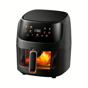 Four à friture sans huile intelligent numérique à écran tactile de haute qualité, noir, 8 litres, grand format, visible, Silver Crest - Product Image 2
