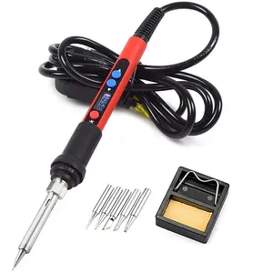Adjustable temperature 80W electric soldering irons with LCD Display digital soldering iron