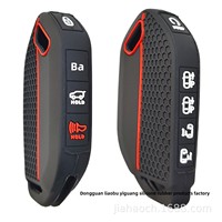 Étui de clé télécommande haut de gamme pour Sportage Ace Niro EV EV9 GT-Line à 9 boutons, en résine époxy, motif nid d'abeille, en silicone, pour clé de voiture