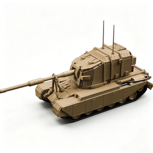 Caccia Carri Armati Pesanti Britannico FV4005, Blocchi di Costruzione in Plastica ABS, Modellino Militare Educativo per Ragazzi - Product Image 1