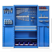Chariot d'atelier portatif d'armoire de stockage d'outils en acier avec placard de garage pour l'organisation d'outils