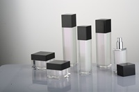Grosir kemasan kosmetik mewah 30ml 50ml 100ml 120ml 30g 50g toples plastik akrilik dan botol