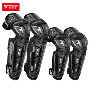 Ensemble MOTOWOLF pour sports <span class=keywords><strong>de</strong></span> plein air, motocyclisme, maintien au chaud en hiver, <span class=keywords><strong>genouillères</strong></span> et coudières quatre pièces - Product Image 1