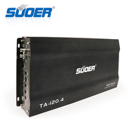 Pour Suoer TA-120.4 Design moderne amplificateur de puissance de voiture à 4 canaux 12V 1500W gamme complète classe AB avec croisements