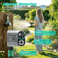 Temporizador de Agua Digital Programable YAGO, Temporizador de Riego Automático para Jardín, Controlador de Riego por Goteo y Aspersión