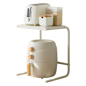 Portabagagli da forno a microonde in metallo regolabile a 2 livelli - Product Image 1