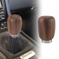 Pommeau de levier de vitesse universel en bois de noyer massif pour voiture manuelle, accessoires de modification intérieure automobile