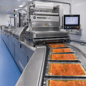 Fette di Salmone Affumicato a Freddo di Grado E, 100% Disossato e Senza Pelle, su Cartoncino Dorato per Chef Professionisti - Product Image 2