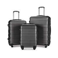 Valise de cabine professionnelle à ouverture frontale avec port de chargement USB - Valise rigide haut de gamme en polycarbonate pour le marché nord-américain
