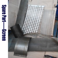 Molino de Martillos Eléctrico de 220V para Alimentación Animal, Maquinaria Industrial para Moler Granos, Maíz y Trigo, 100-200kg/h, Fácil de Operar