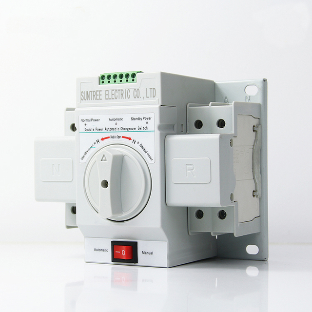SQ3W Transfer Switch Manual Transfer Switch ATS 220V 2/4 Pole Automatic Transfer Switch