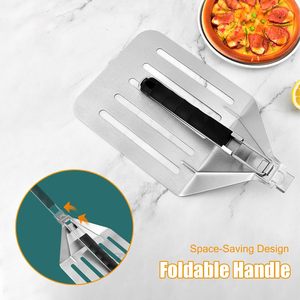 <span class=keywords><strong>Pala</strong></span> para Pizza Perforada Ligera, Más Vendida, con Mango Largo para Cocinar al Aire Libre - Product Image 2